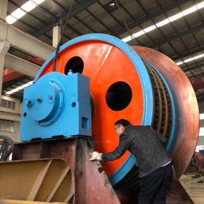 China Double Tubular 2 Drum Coal Metal Ores Conveying Hoisting Machine for sale
