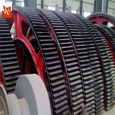 China 120 MT 16000 MM Diameter Rotary Kiln Mill Girth Gear and ball mill girth gear for sale