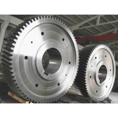 China Integral Pinion Shaft 500TPD 350TPD Casting Pinion Gears And Mill Pinion Gear Manufaccturer for sale