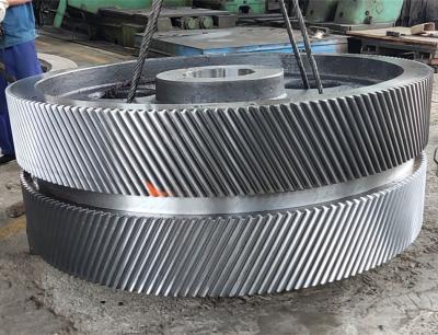 China Mining Cement Rotary Kiln And 50TPD Ball Mill Pinion Gears With Diameter 100mm for sale