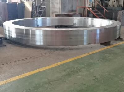 China 35CrMo Cement Rotary Kiln Tyre For Cement Plant and rotary kiln riding ring for sale