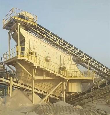 China Linear Cement Metallurgy Circular 100TPH Vibrating Screen Sieve for sale