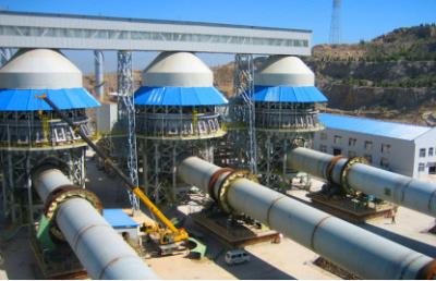 China Active Lime Calcining Equipment 1005m3 Lime Rotary Kiln for sale