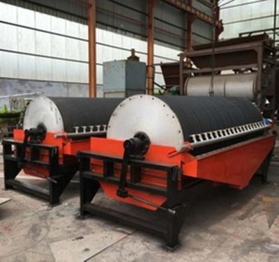 China Materials Below 3mm 10-280t/H Magnetic Drum Separator and magnetic seperator factory for sale