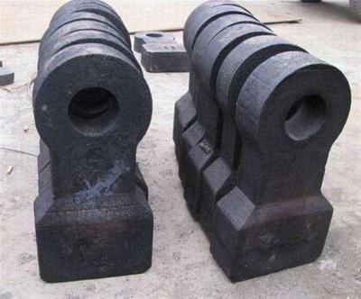 China Anti Wear Bimetallic 65HRC coal Crusher Hammer For Cement Factory for sale