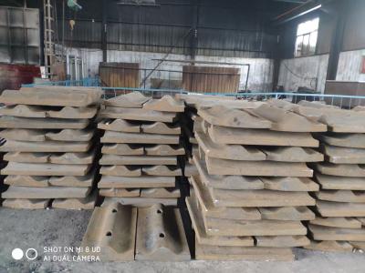 China High Manganese Steel Casting Mn18Cr2 Ball Mill Liners Plate For Grinding for sale