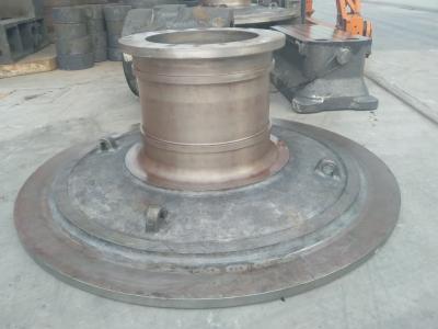 China Customized 485MPA Casting Steel End Cap Ball Mill End Cover and mill end cap, mill ends for sale