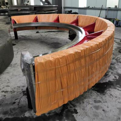 China Customized High Precision 120MT Mill Girth Gear Rotary Kiln Girth Gear for sale