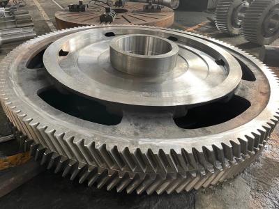 China Precision Machining Steel Drive Gear And Spur Helical Pinion Gear Dia 16000mm for sale