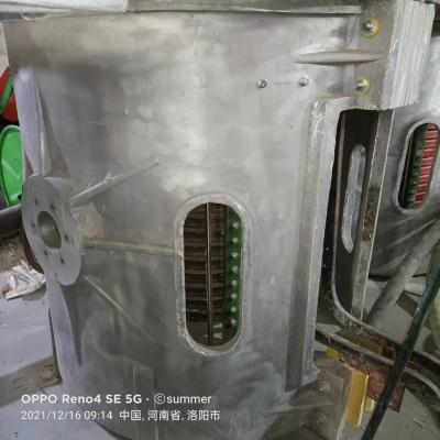 China 1ton 800kw máquina de metalurgia de forno de fusão por indução de média frequência de derretimento rápido à venda