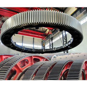 China Heavy Duty 16000mm Ball Mill Girth Gear For Ball Mill And Rotary Kiln for sale
