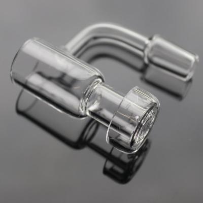 China 90 Degree Quartz Glass Bong Banger Quartz Banger For Enail Flame Polished Surface for sale