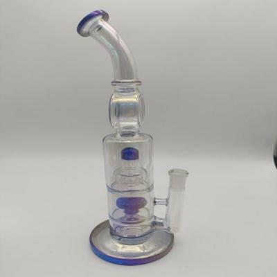 China Clear Glass Tobacco Pipe Smoking Bong Dab Rigs 3 Inches Glass Bubbler Pipe for sale