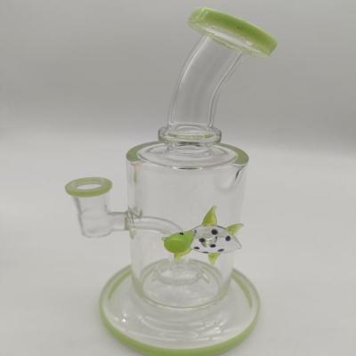 China Glass 14mm Female Smoking Bong Dab Rigs Water Pipe For Smoking for sale