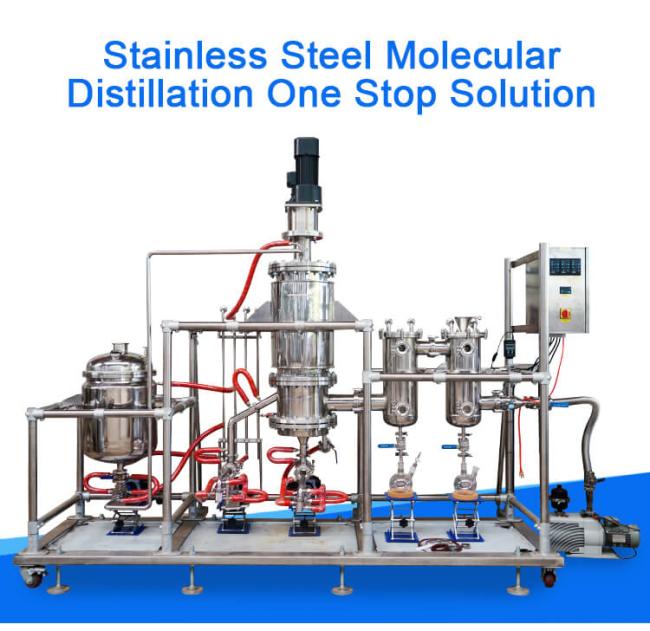 stainless steel molecular distillation equipment