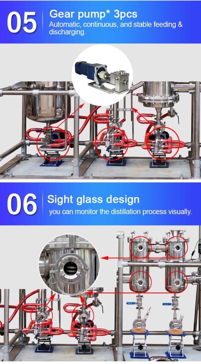 stainless steel molecular distillation