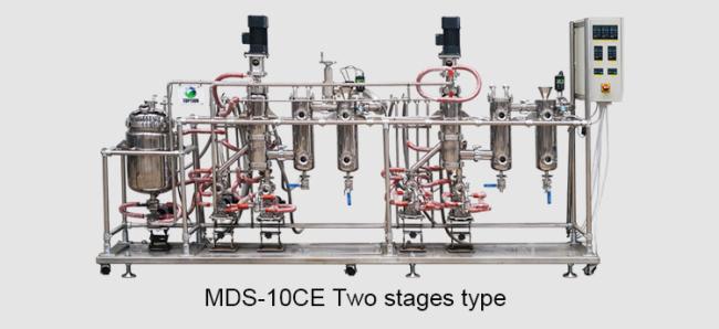 2 stages molecular distillation equipment