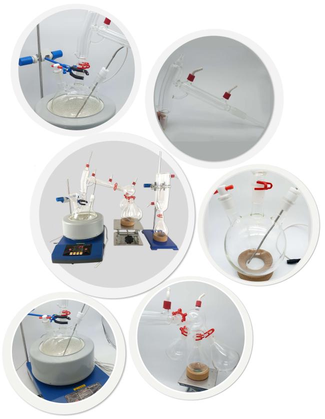 short path distillation procedure