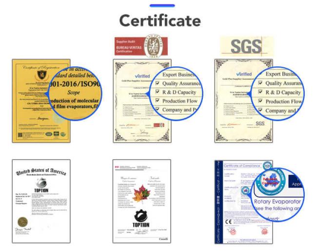 rotavap distillation certification