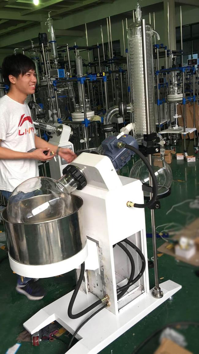 100L rotary evaporator design