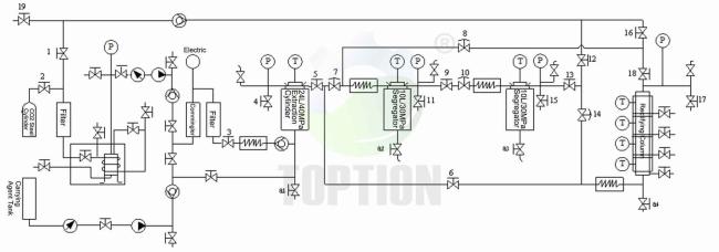 TOPT-121-40-24 supercritical co2 extrator design