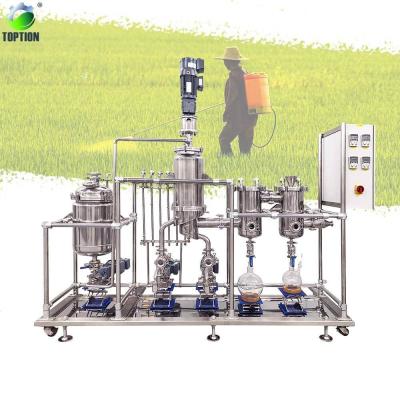 China Extracción de plaguicidas Equipo de destilación molecular Purificación de pesticidas en venta