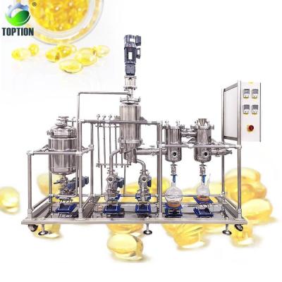 China Rice Bran Oil Molecular Distillation SS Vacuum Distillation Equipment for sale