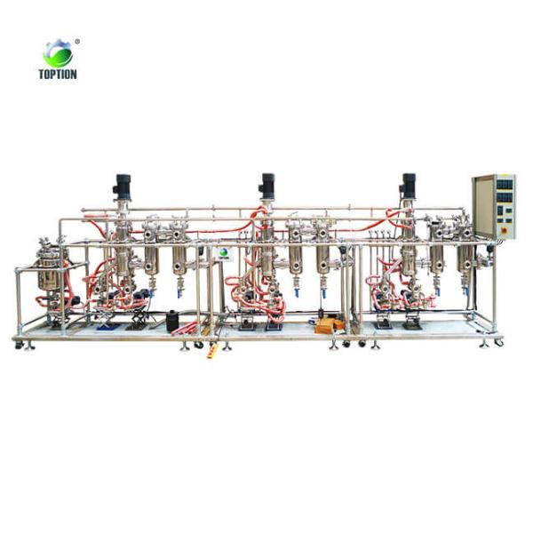 Quality 50L Jacketed Wiped Film Molecular Distillation System For Fish Oil for sale