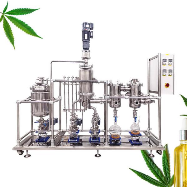 Quality 50L Jacketed Wiped Film Molecular Distillation System For Fish Oil for sale