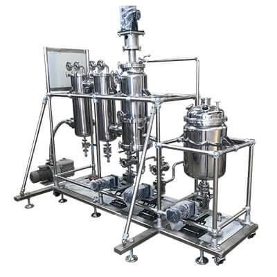 Quality 316L Horizontal Wiped Film Evaporator 5 Liter Short Path Distillation for sale