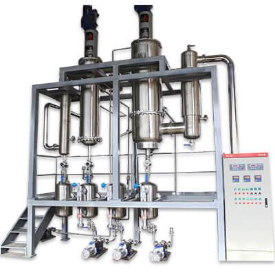 China 30l-260l Oil Wiped Film Molecular Distillation Unit High Purity for sale