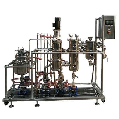 China Toption 3L Wiped Film Evaporator Lab Molecular Distillation Equipment for sale