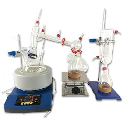 Chine TOPTION Kit de distillation par voie courte équipement de distillation moléculaire 220V à vendre