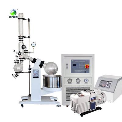 China 30l Rotary Evaporator Toption Laboratory Evaporator With Chiller And Pump for sale