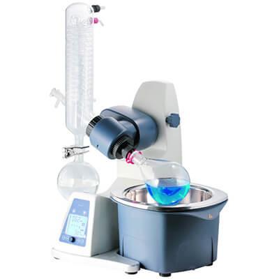 China Alcohol Distillation Rotary Evaporator Stainless Steel 2L Rotovap for sale