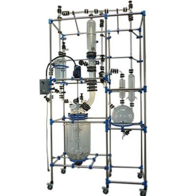 Quality 10L 20L 50L Jacketed Glass Reactor Glass & Stainless Steel Reactor for sale