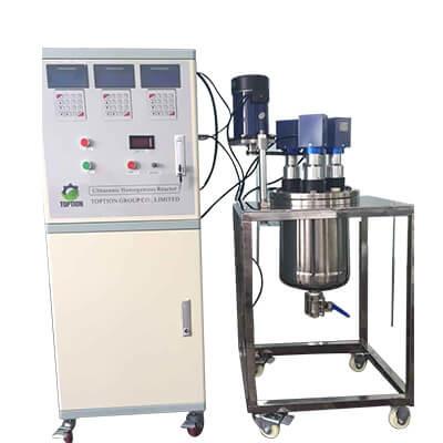 Quality Ultrasonic Chemical Reactors Glass & Stainless Steel Reactor TOPTION for sale
