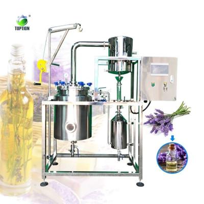 China TOPTION Essential Oil Extractor Stainless Steel Botanical Extraction Equipment for sale