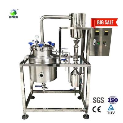 Chine Machine d'extraction d'huiles essentielles 50L 100L Aromathérapie Équipement de distillation à la vapeur à vendre