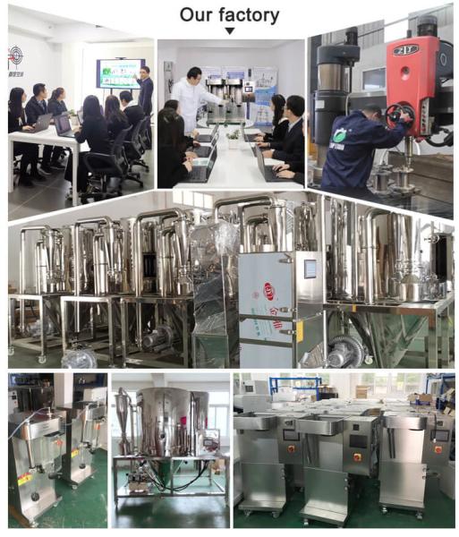 Quality 1500-3000ml/H Small Scale Spray Dryer Toption Milk Powder Dryer for sale