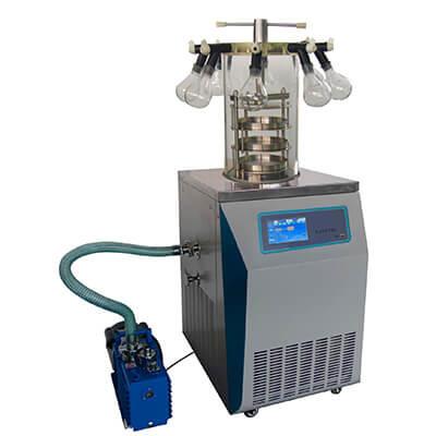 Quality Vertical Vacuum Freeze Dryer Small Scale Laboratory Lyophilizer for sale