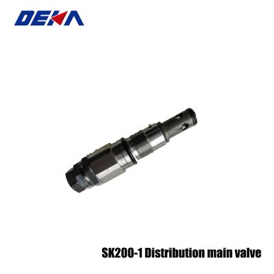 China Heavy Equipment EXCAVATOR  hydraulic piston pump spare part  SK200-1 Distribution main valve for hydraulic pump for sale