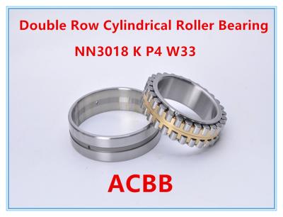 Chine Roulement à rouleaux cylindrique de rangée de double de NN3018 K P4 W33 3000RPM-5000RPM à vendre