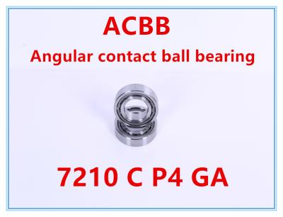 China 7210 C P4 GA    Angular Contact Ball Bearing for sale