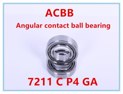 China 7211 C P4 GA    Angular Contact Ball Bearing for sale