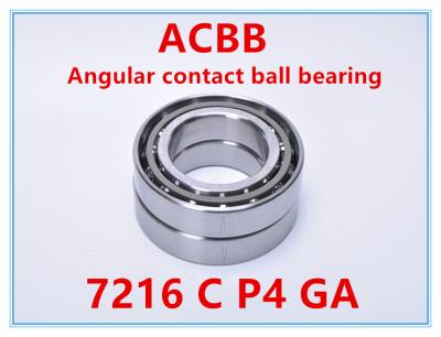China 7216 C P4 GA  Angular Contact Ball Bearing for sale