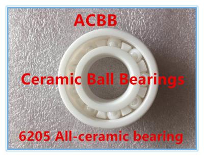 China 6205 all-ceramic bearing with high speed and high temperature resistance for sale