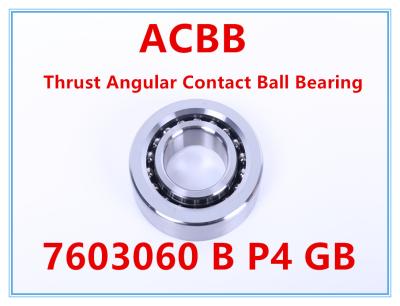 中国 7603060 B P4 GBは角の接触のボール ベアリング3000RPM-4000RPMを押し出した 販売のため