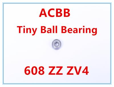 China 608 ZZ Z4V4 Tiny Ball Bearings for sale