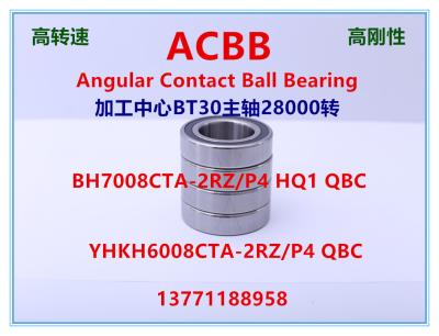 China HYKH6008CTA-2RZ / P4 QBC Miniature Angular Contact Bearings for sale